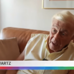 Elderly man Larry Schwartz